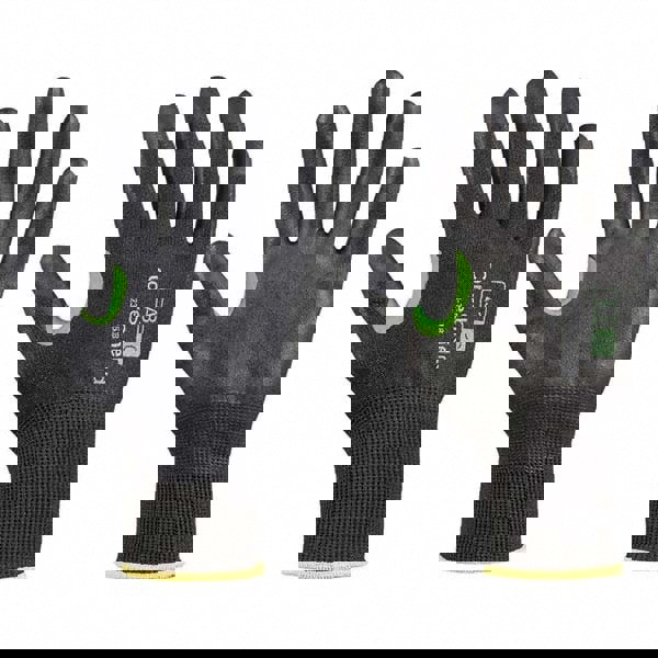 Cut, Puncture & Abrasive-Resistant Gloves: Size M, ANSI Cut A3, ANSI Puncture 1, Nitrile, HPPE